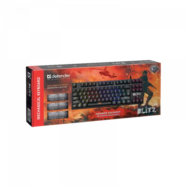 Tastatura Defender Blitz GK-240L Mehanička