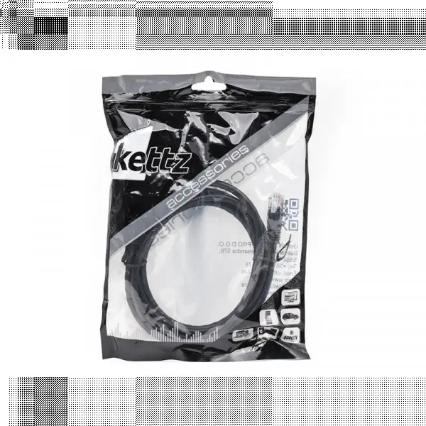 UTP kabl cat.6 Kettz 1m UT-K030 Crni