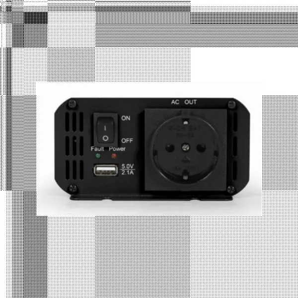12V Auto inverter DC/AC 500W+USB port Gembird EG-PWC500-01