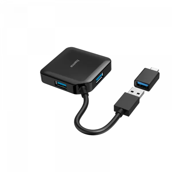 USB HUB Super brzi Hama sa USB adapterom tip C 3.1 200116