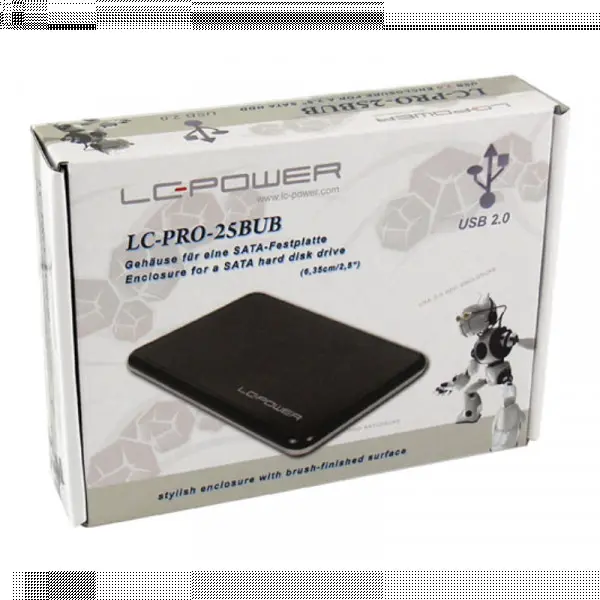 HDD Rack 2.5 SATA USB 2.0 LC Power LC-PRO-25BUB Black