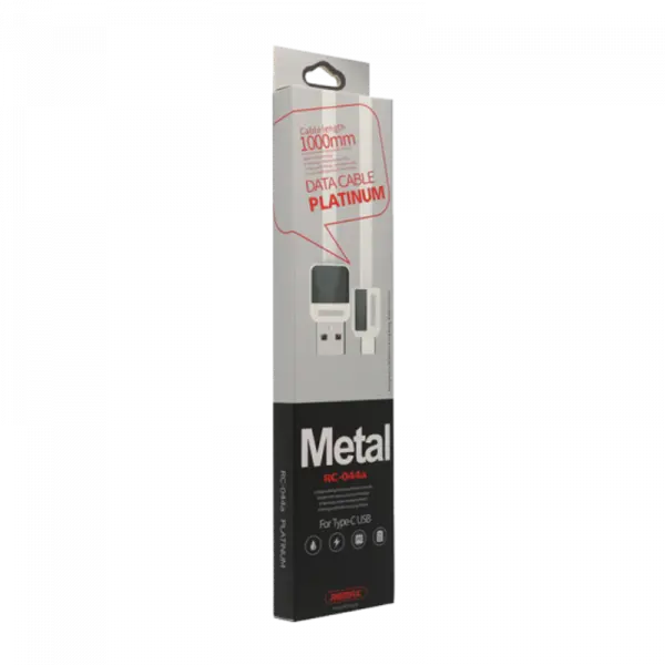 Kabl USB Platinum RC-044ar Tip C beli 2,4A 1m , Remax