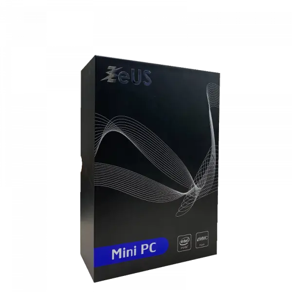Mini PC Zeus GK3 Celeron QC J4125 2.70 GHz/DDR4 8GB/m.2 128GB/LAN/Dual WiFi/BT/2xHDMI/VGA/Win 10Pro