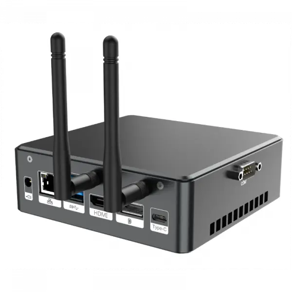 Mini PC Zeus MPI10 Pentium 5405U 2.30 GHz/DDR4/LAN/Dual WiFi/BT/HDMI/DP/VGA/RS232/USB C/ext ANT