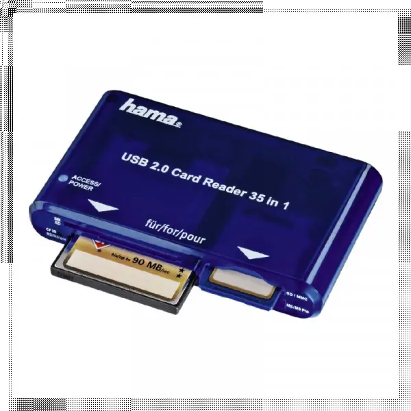 Card Reader USB 2.0 Hama 35u1 55348