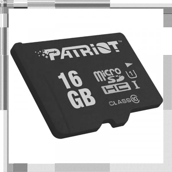 Micro SDHC 16GB Patriot Class 10 LX Series UHS-I CL10 PSF16GMDC10