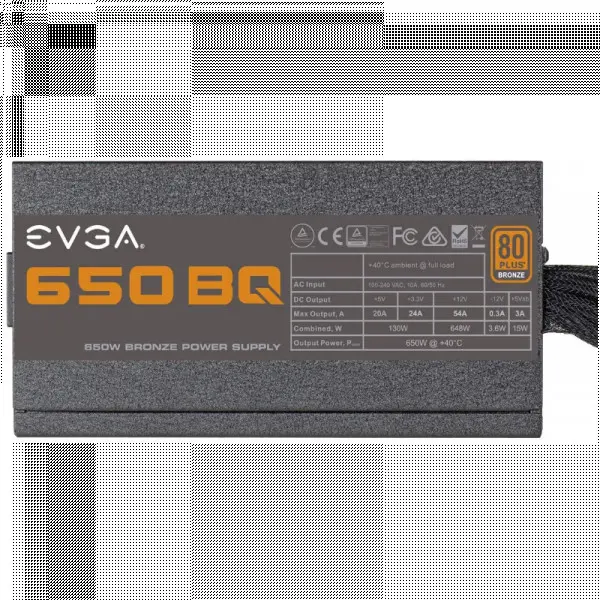 Napajanje 650W 80+ Bronze EVGA 110-BQ-0650-v2 - Semi Modular