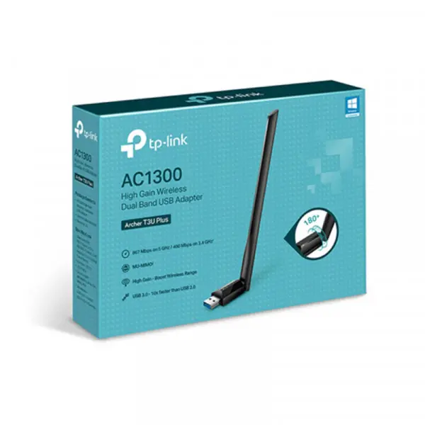 Wireless USB mrežna kartica TP-Link T3U Plus AC1300 Archer