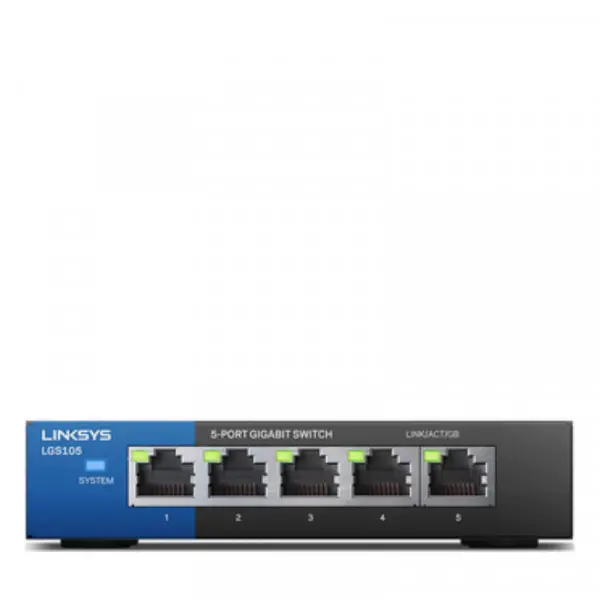 Svič 10/100/1000 5-port Linksys LGS105-EU-RTL/Metalno kučište