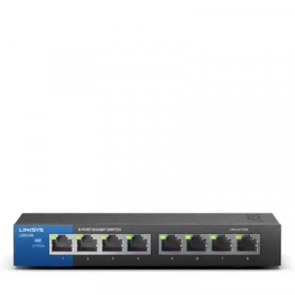 Svič 10/100/1000 8-port Linksys LGS108-EU-RTL