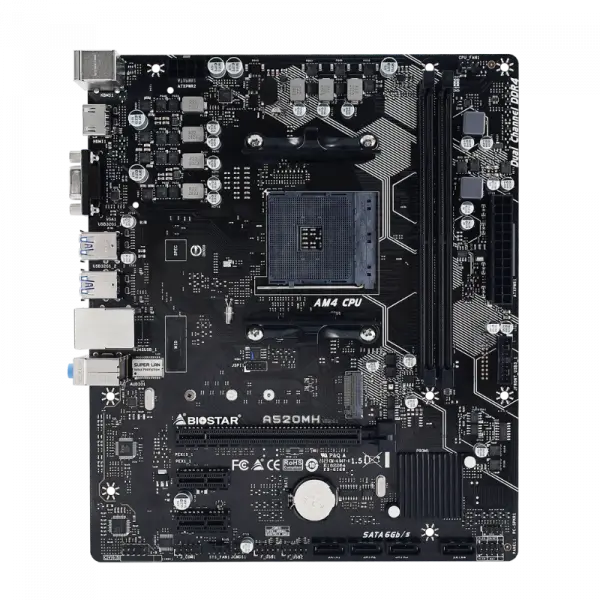 Matična ploča AM4 Biostar A520MH VGA/HDMI/M.2