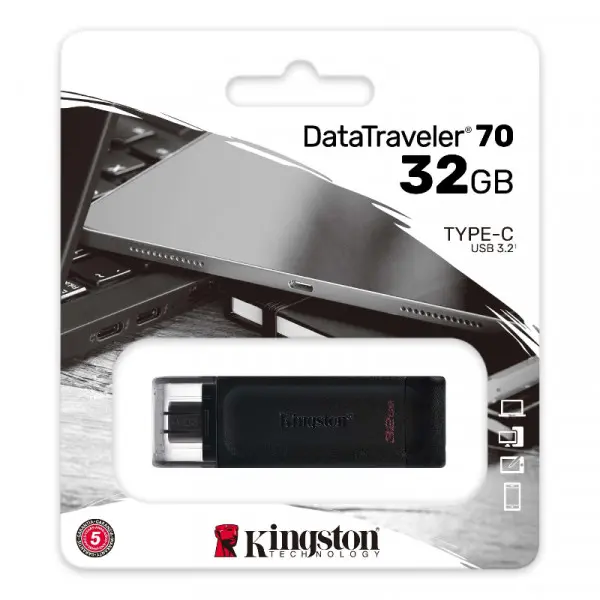 KINGSTON 32GB DataTraveler USB-C flash DT7032GB