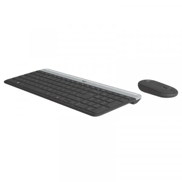 Bežična tastatura + Miš Logitech MK470 Slim YU Graphite
