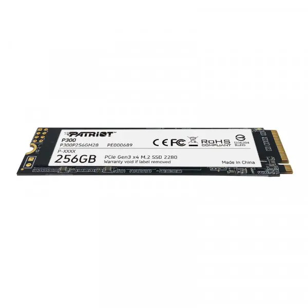 SSD M.2 NVMe 256GB Patriot P300 1700MBs/1100MBs P300P256GM28
