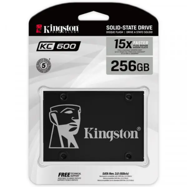 SSD 2.5 SATA3 256GB Kingston SKC600/256G