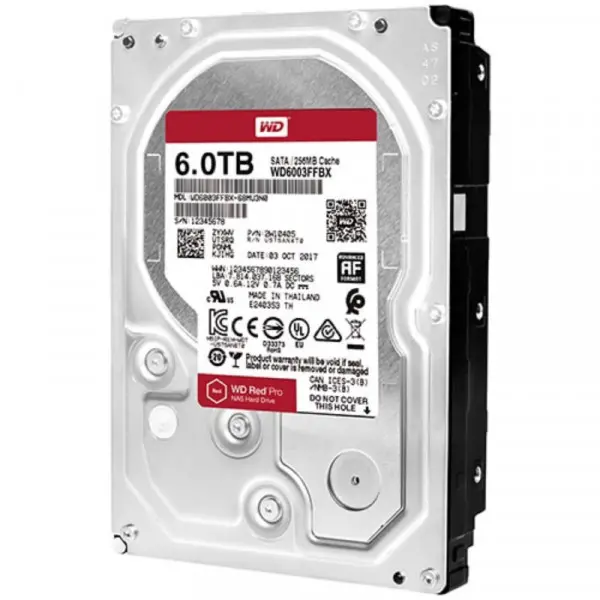 Hard disk 6TB SATA3 Western Digital Caviar 128MB WD6003FFBX RedPro