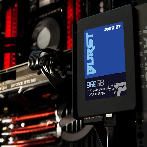 SSD 2.5 SATA3 6Gb/s 960GB Patriot Burst 560MBs/540MBs PBU960GS25SSDR