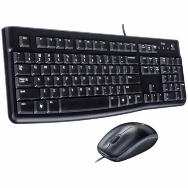 Tastatura + miš Logitech Deluxe MK120 USB YU black