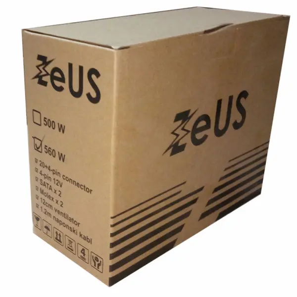 Napajanje 600W ZEUS ZUS-600 12cm