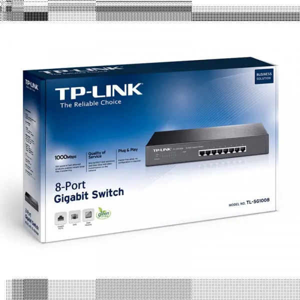 Svič 10/100/1000 8-port TP-Link TL-SG1008
