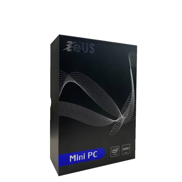 Mini PC Zeus GK3 Celeron QC J4125 2.70 GHz/DDR4 8GB/m.2 128GB/LAN/Dual WiFi/BT/2xHDMI/VGA Win10Home