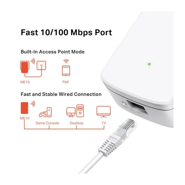 Wireless Range Extender Mercusys ME10 N300