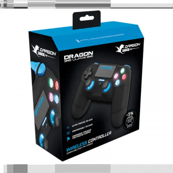PS4 Dragon Shock 4 Wireless Controller Black