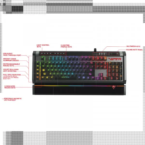 Tastatura Patriot Viper V770 RGB mehanička PV770MRUMXGM
