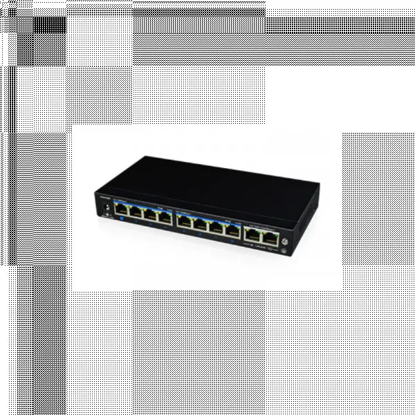 Svič 10/100 8-port PoE UTEPO UTP3-SW08-TP120-A1 + 2x Uplink