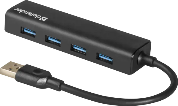 USB Hub 4 ports Defender 3.0 Quadro Expres