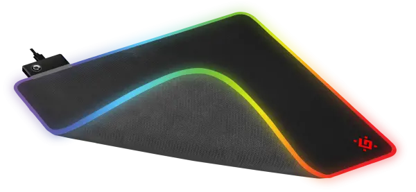 Podloga Gaming Defender Light XXL 450x400x4mm svetleća
