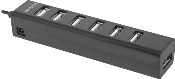 USB Hub 7 ports Defender 2.0 Quadro SWIFT