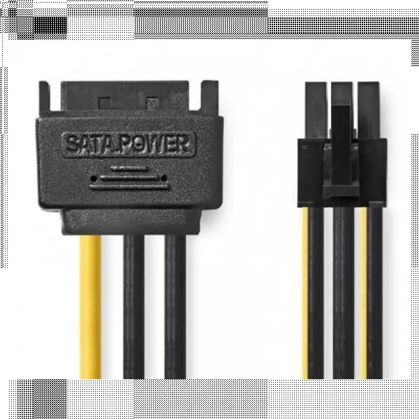 Kabl za napajanje Sata na 6-Pin za PCI-e 15cm