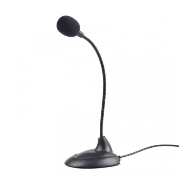 MIC-205 Gembird Desktop mikrofon, savitljivo telo, black, 3.5mm sa prekidacem