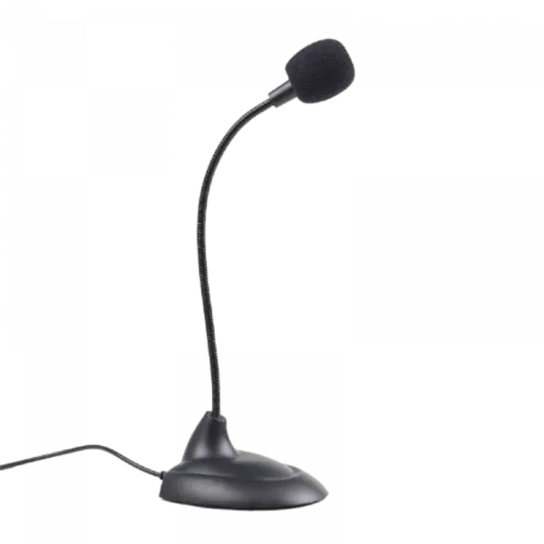 MIC-205 Gembird Desktop mikrofon, savitljivo telo, black, 3.5mm sa prekidacem