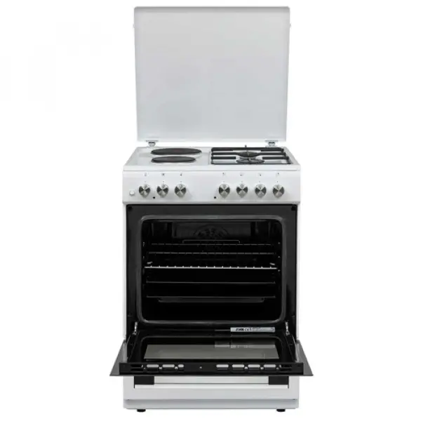 Kombinovani električni šporet Vox GHT6220W   širina 60cm2x strujna ringla 2x plinska ringla