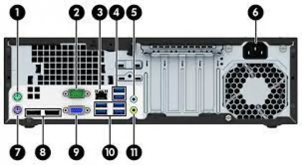Računar HP 800N G2 SFF I7-67008GB500GB HDDDVDWin10 Pro X1X87UP Refurbished 1Y