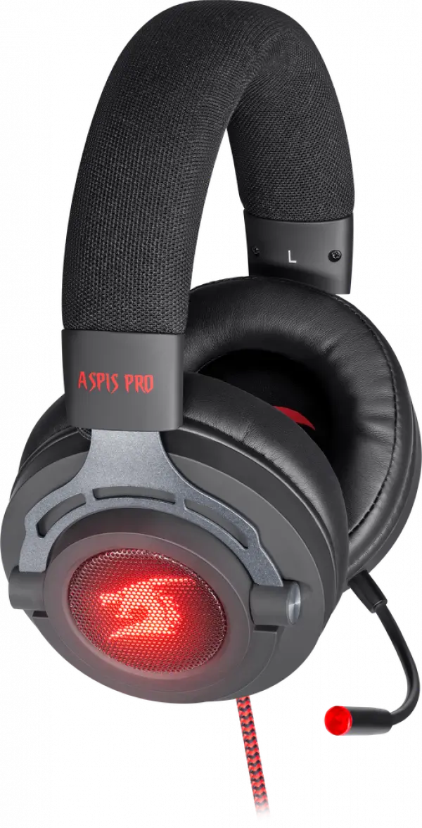 Slušalice sa mikrofonom Defender Aspis Pro 7.1 crno crvene