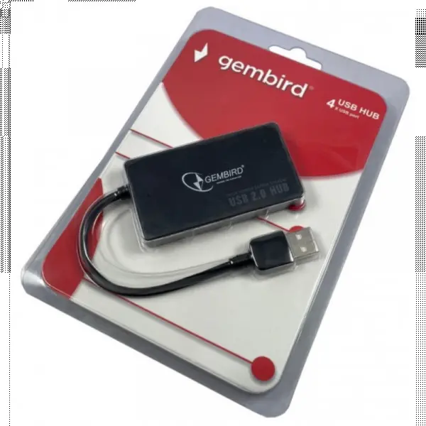 USB HUB 4 port Gembird 2.0 UHB-U2P4-02 black