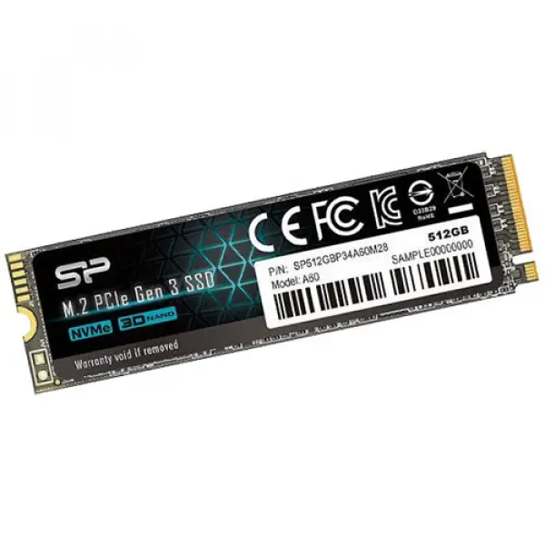 SSD Silicon Power M.2 2280 512GB A60 SP512GBP34A60M28