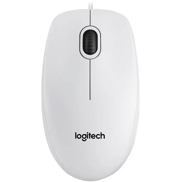 LOGITECH Corded  Mouse B100 - Business EMEA - WHITE ( 910-003360 ) 