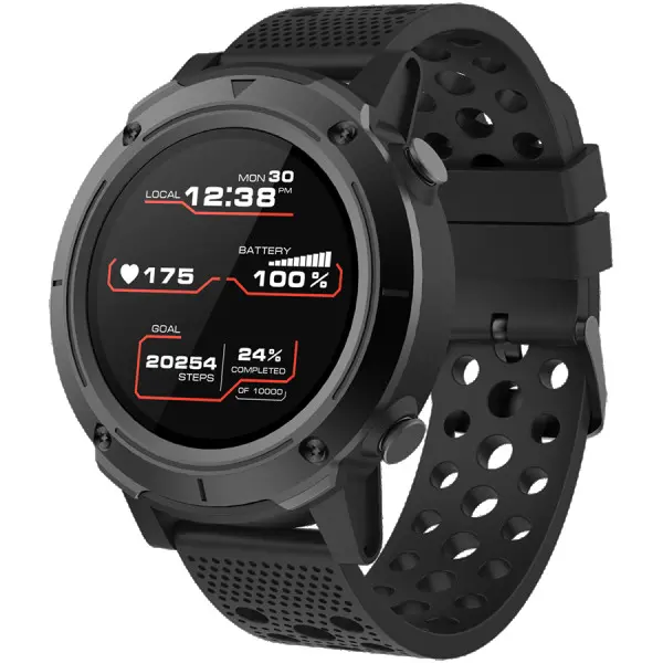 CANYON Wasabi SW-82 Smart watch, 1.3inches IPS full touch screen, Alloy+plastic body,GPS function, IP68 waterproof, multi-sport mode with s