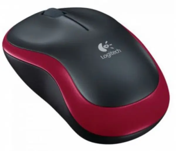 Miš Wireless Logitech M185 USB Red
