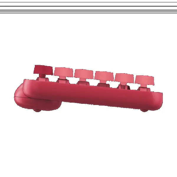 LOGITECH POP Keys Wireless Mechanical Keyboard With Emoji Keys - HEARTBREAKER_ROSE - US INTL - BT - INTNL - BOLT ( 920-010737 ) 