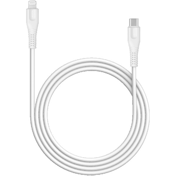 CANYON Type C Cable To MFI Lightning for Apple,  PVC Mouling,Function: with full feature( data transmission and PD charging) Output:5V2.4A,
