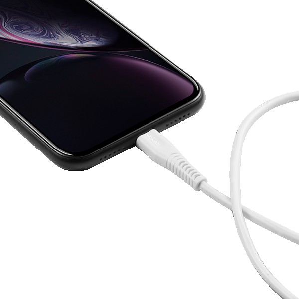 CANYON Type C Cable To MFI Lightning for Apple,  PVC Mouling,Function: with full feature( data transmission and PD charging) Output:5V2.4A,