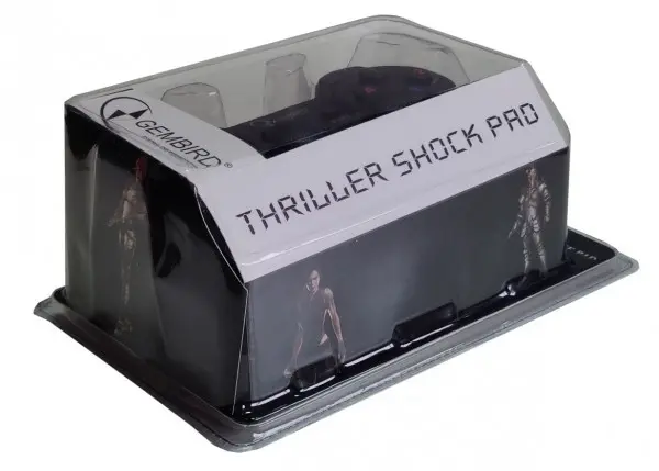 JPD-THRILLERSHOCK-BOX ** Gembird USB 2.0 analog vibration gamepad black(alt. JPD-UDV-01 (359)