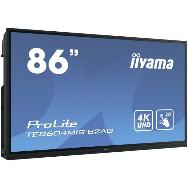 IIYAMA PROLITE TE8604MIS-B2AG86 Interactive  4K UHD LCD Touchscreen with integrated annotation software ( TE8604MIS-B2AG ) 