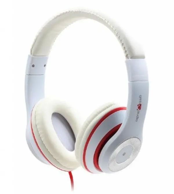 MHS-LAX-W Gembird Stereo slusalice sa mikrofonom \''Los Angeles\'' white (1x3,5mm)