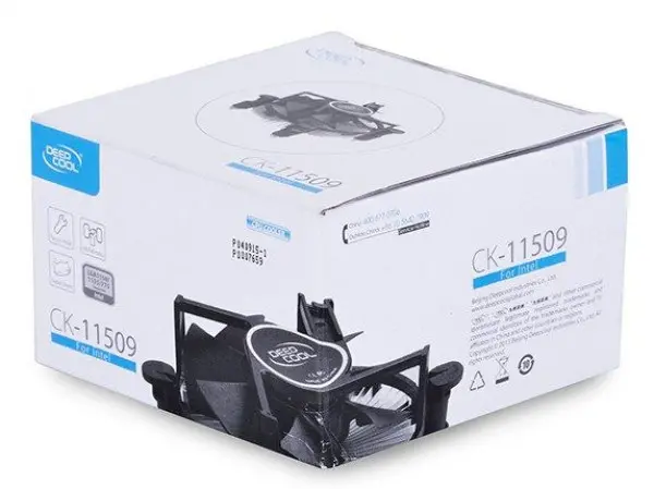 DeepCool CK-11509 Intel CPU kuler 65W 92mm.Fan 2200rpm 38CFM 26dBa LGA115x/LGA1155/LGA775/i3